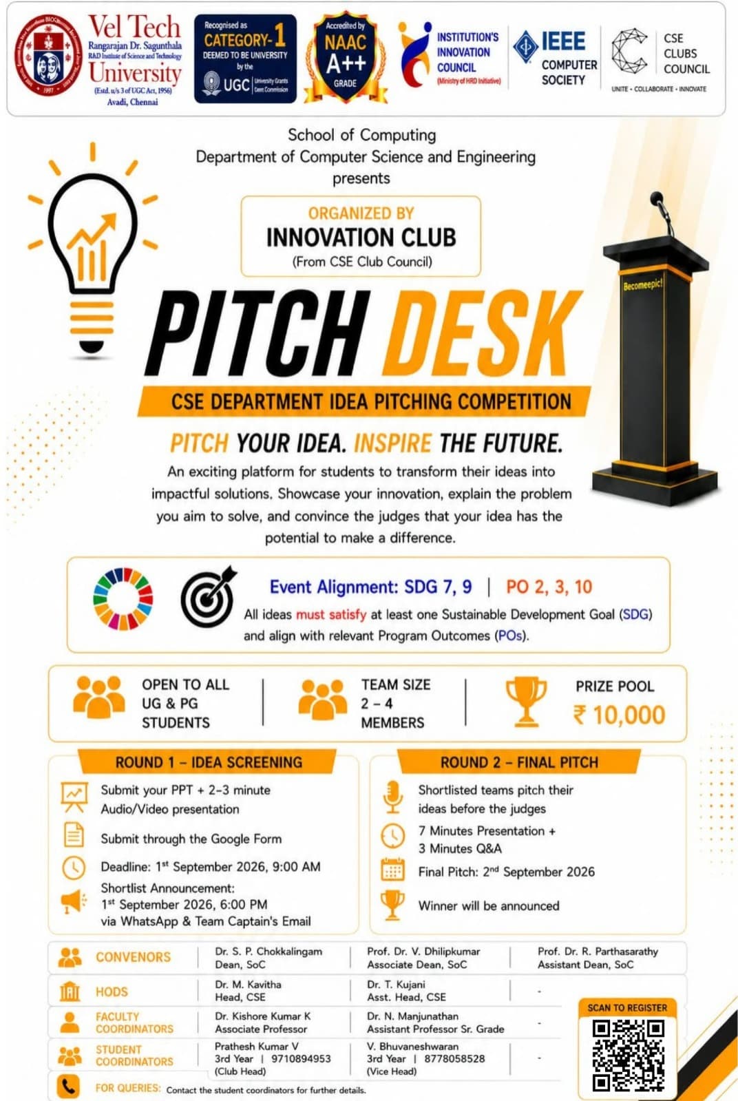 PITCH DESK poster